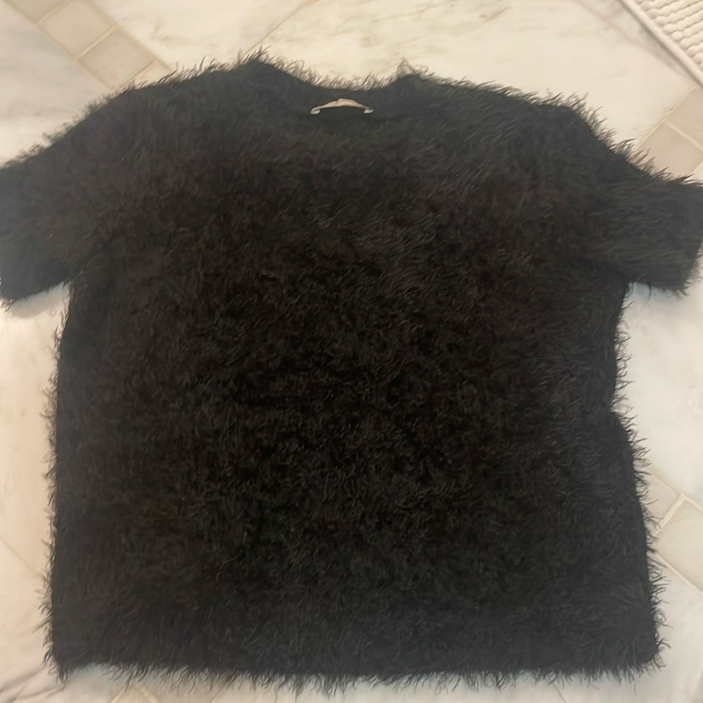 Zara black sweater top